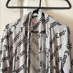 Juicy Couture Gray and Black Logo Wrap